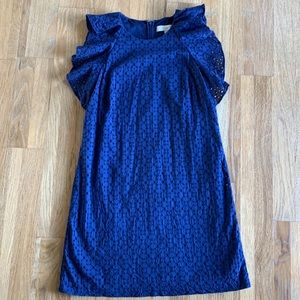 LOFT Ruffle Sleeve Dress
